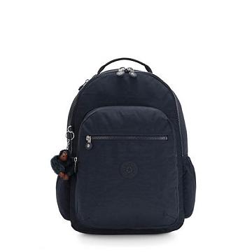 Kipling Seoul Large 15" Backpack Laptop Veske Marineblå | NO 1561VR